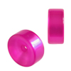 8 Stk. Polaris Konkav-Rondellen 12x6mm Fuchsia glänzend